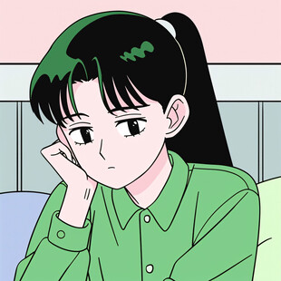 搞笑漫画《社畜变形记》封面插画