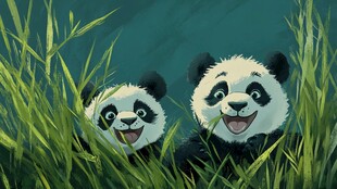 一起c漫画品牌图标，二次元解压漫画入口标志